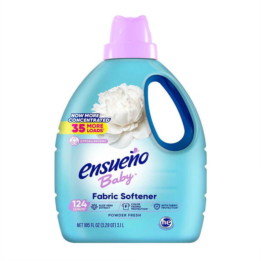 Ensueno Baby Hypoallergenic HE Liquid Fabric Softener, 123 Loads