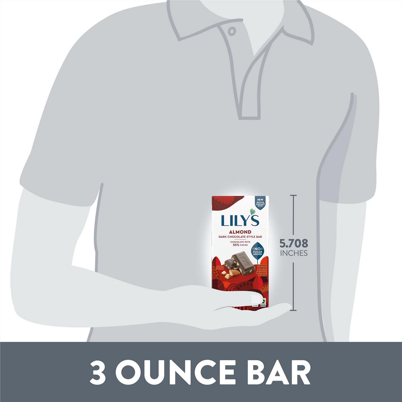 Lily's Almond Dark Chocolate Style Bar; image 4 of 5