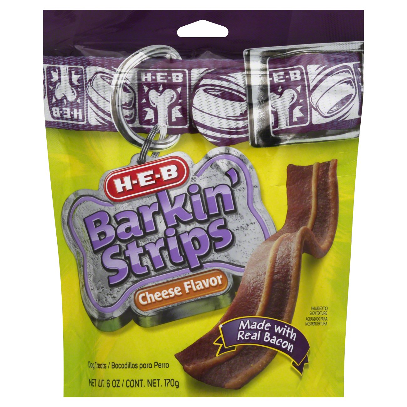 HEB Barkin' Bacon Strips Cheese FlavorDog Treats Shop Dogs at HEB