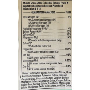 Miracle-Gro Shake 'n Feed Tomatoes, Fruits & Vegetables Plant Food, 1 lb