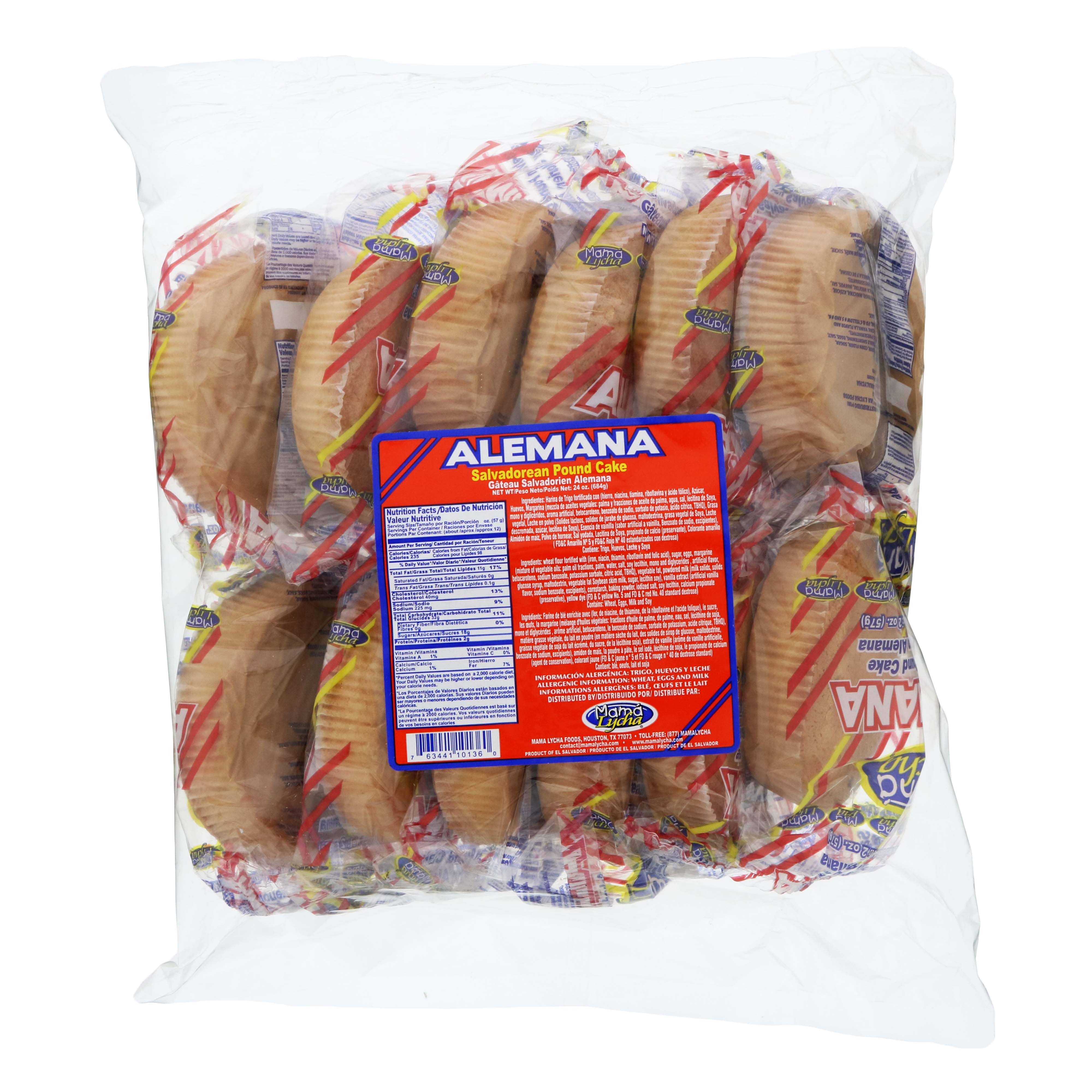 Mama Lycha Salvadorean Pound Cake, 12 ct | Joe V's Smart