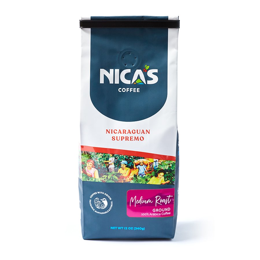 Nica's Coffee Nicaraguan Supremo Medium Roast Ground Coffee Shop Coffee at HEB