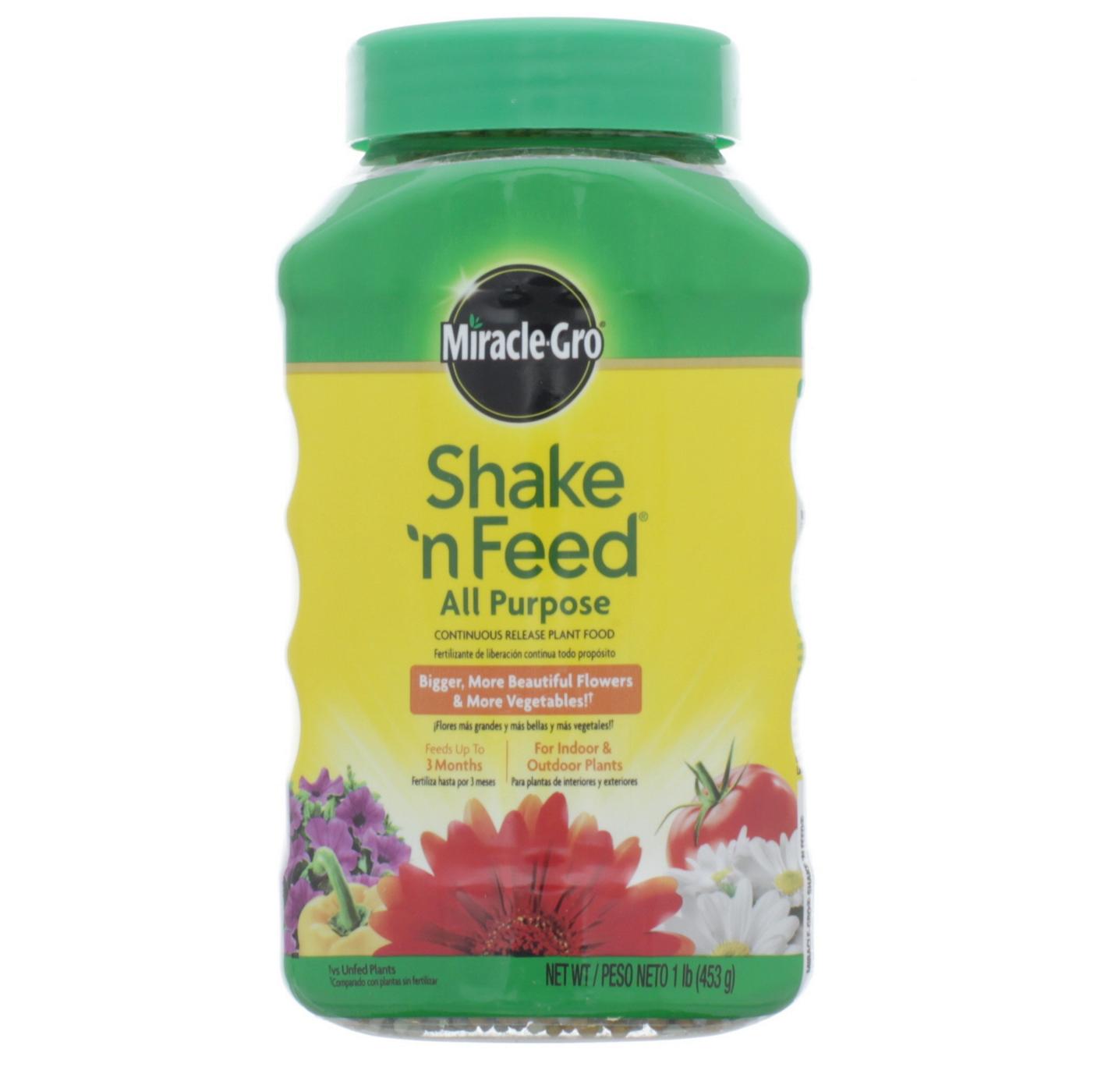 Miracle-Gro Shake 'N Feed All Purpose Continuous Release Plant Food; image 1 of 2
