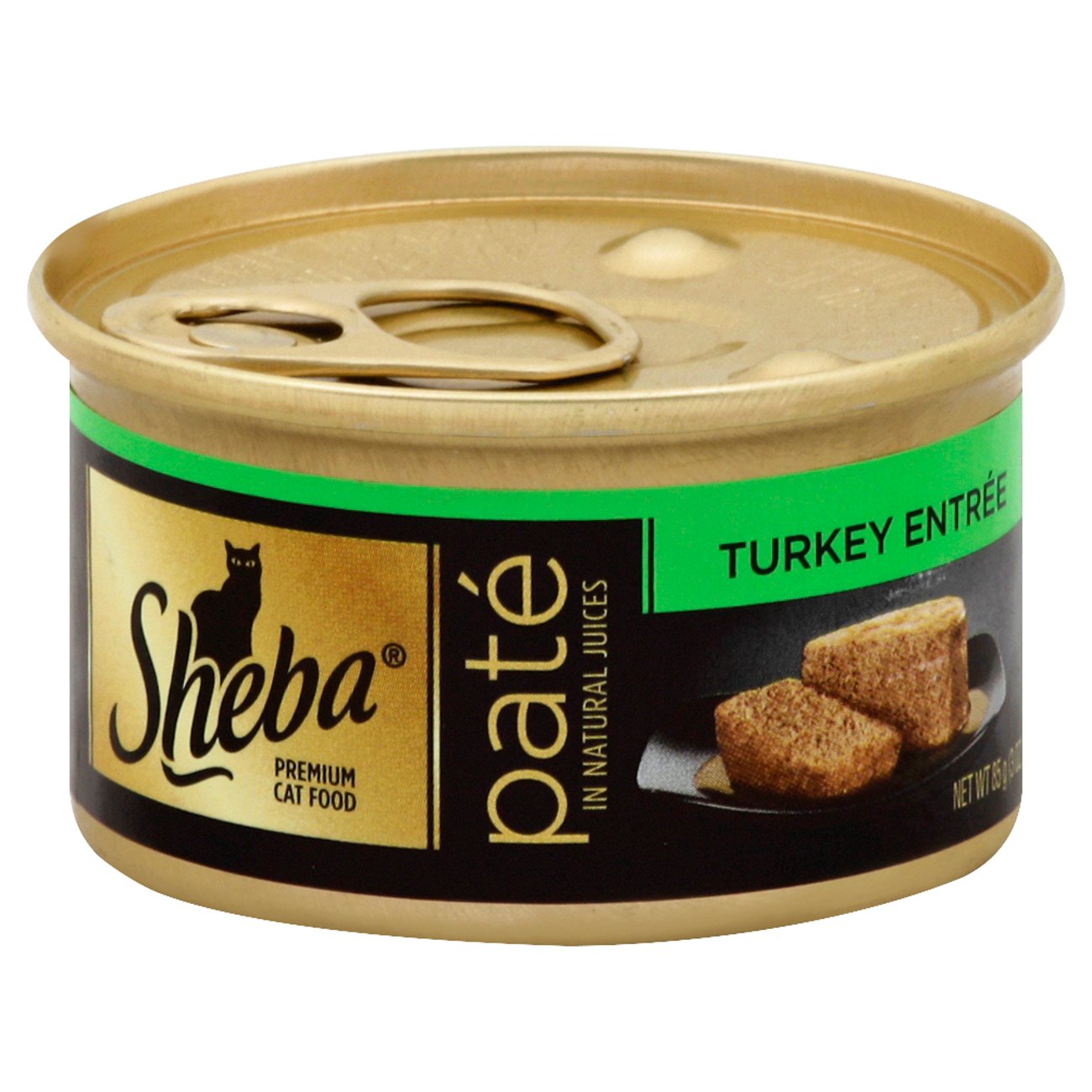 Sheba Premium Pate Turkey Entree in Natural Juices Cat Food Shop Cats