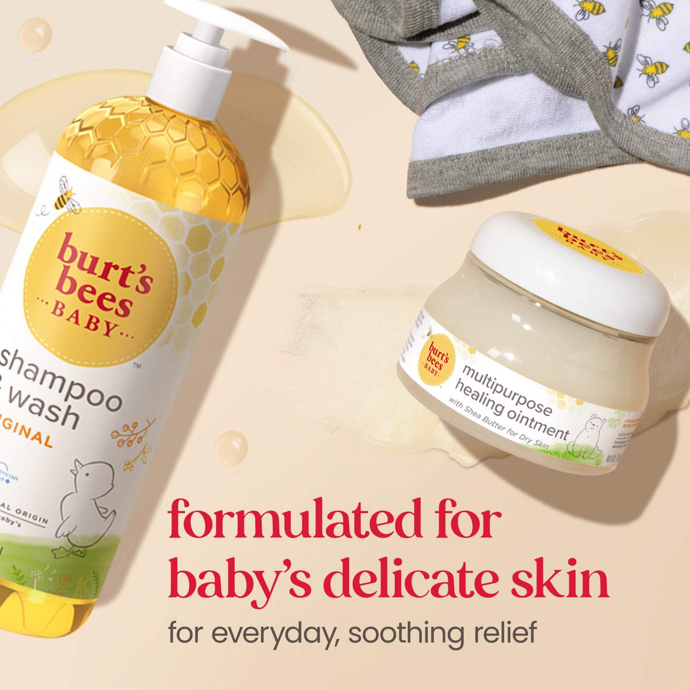 Burt's Bees Tear Free Baby Shampoo & Wash; image 2 of 10