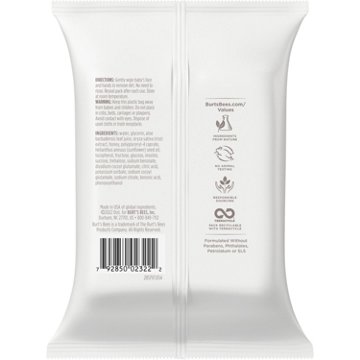 Burt's Bees Baby Sensitive Face & Hand Cloths - Unscented