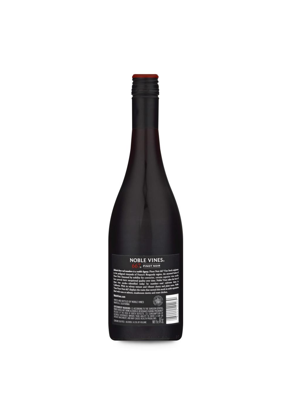 Noble Vines 667 Pinot Noir Special Select Red Wine; image 2 of 6