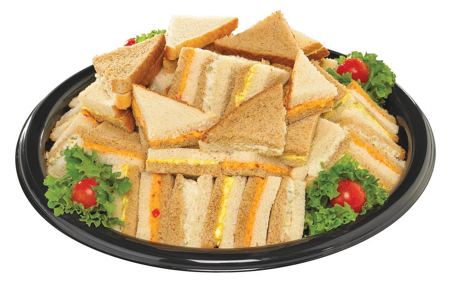 H-E-B Deluxe Party Finger Sandwich Combo Tray, Large, Limit 4 - Shop ...