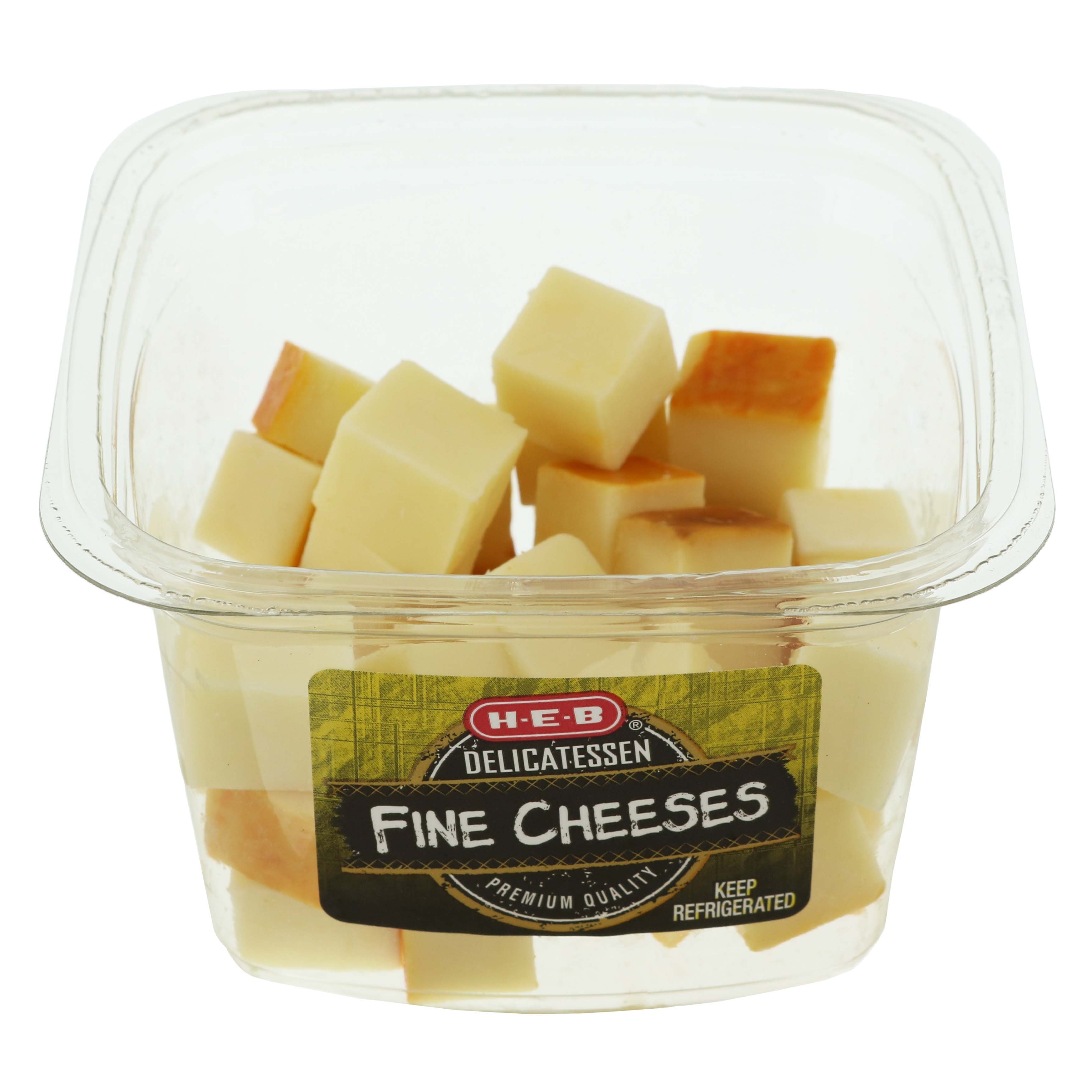 HEB Muenster Smoked Cubes Shop Cheese at HEB