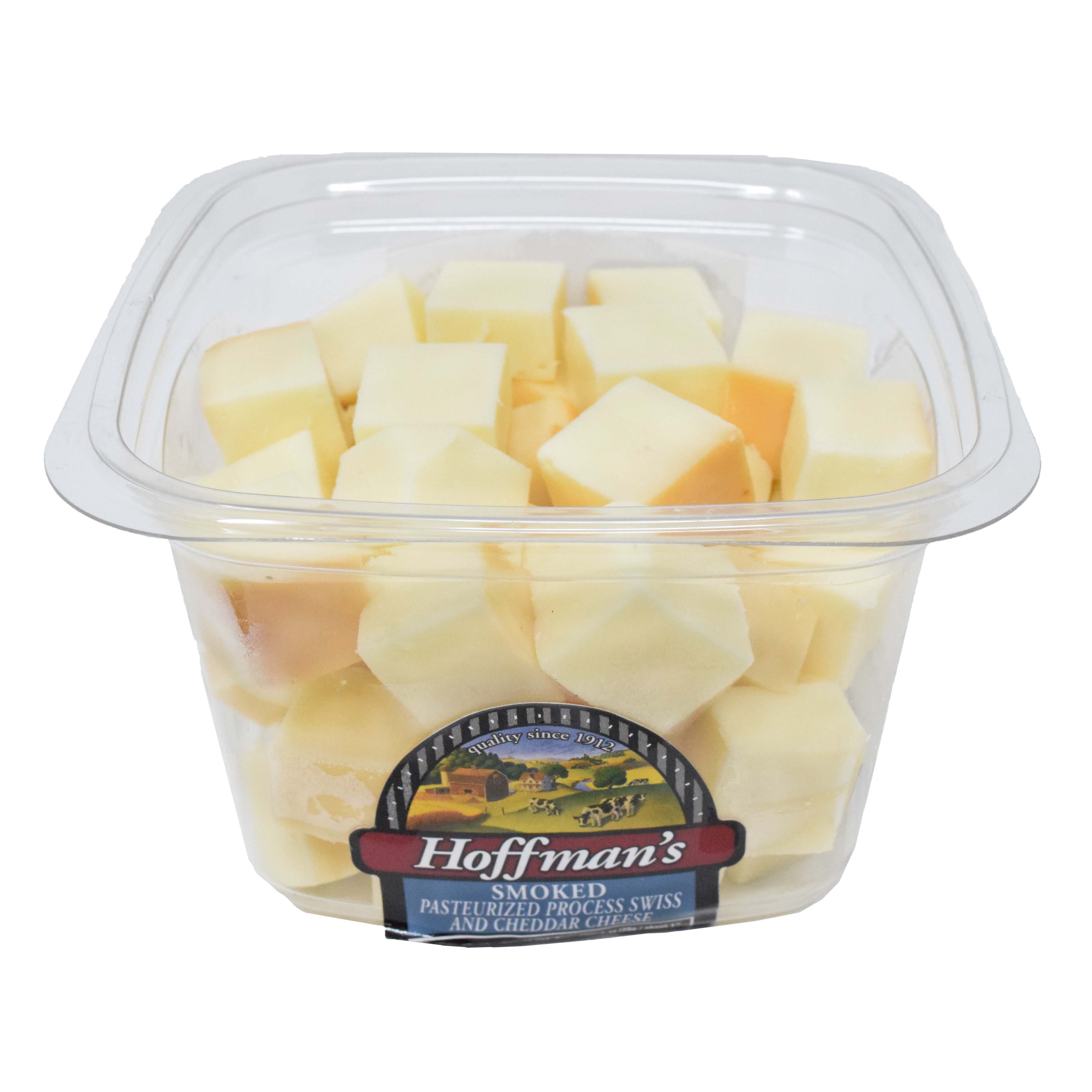 Hoffman's Smoked Swiss and Cheddar Cubes Shop Cheese at HEB