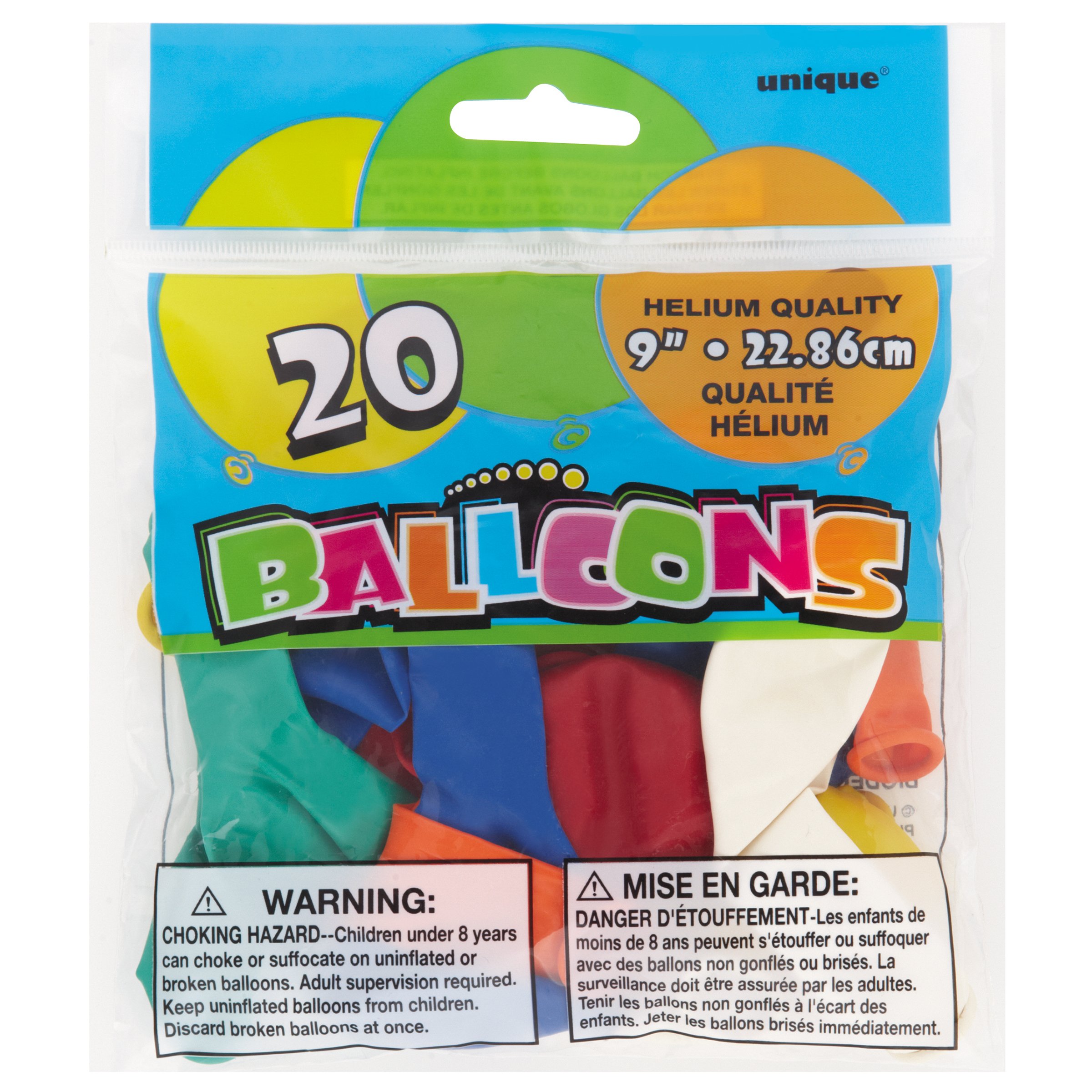 unique Latex Balloons Multi Color, 20 Ct Shop Balloons at HEB
