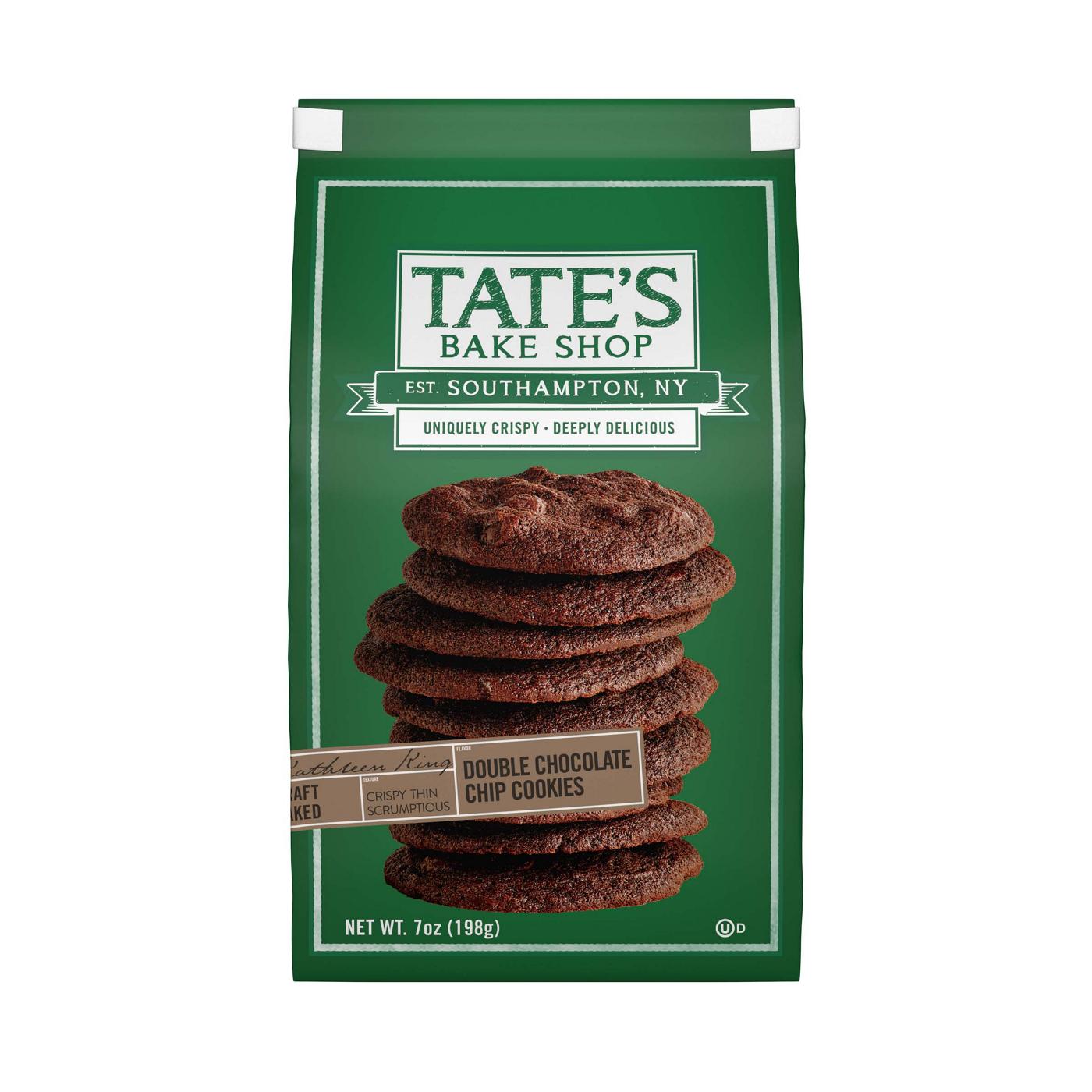 Tate's Bake Shop Double Chocolate Chip Cookies; image 1 of 2