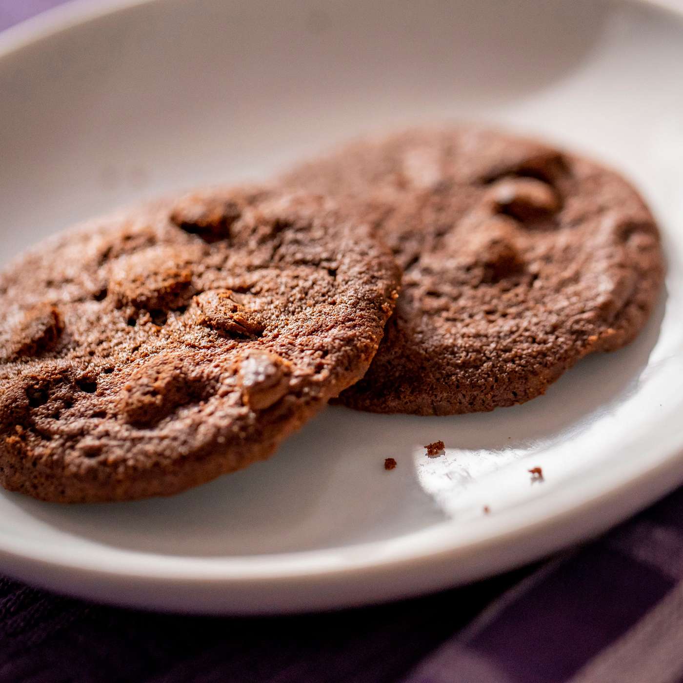 Tate's Bake Shop Double Chocolate Chip Cookies; image 6 of 10