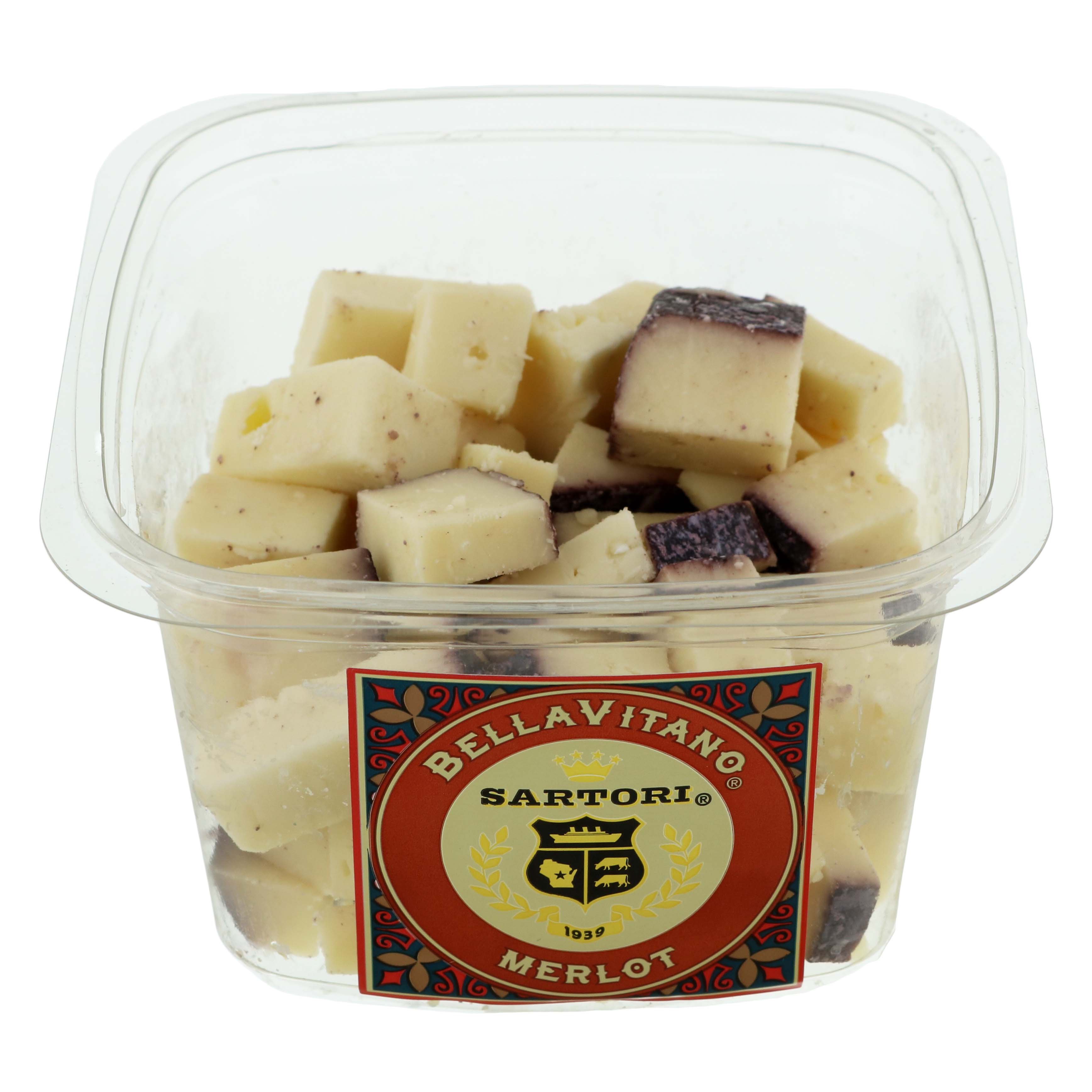 Sartori Merlot BellaVitano Cheese Cubes - Shop Cheese at H-E-B