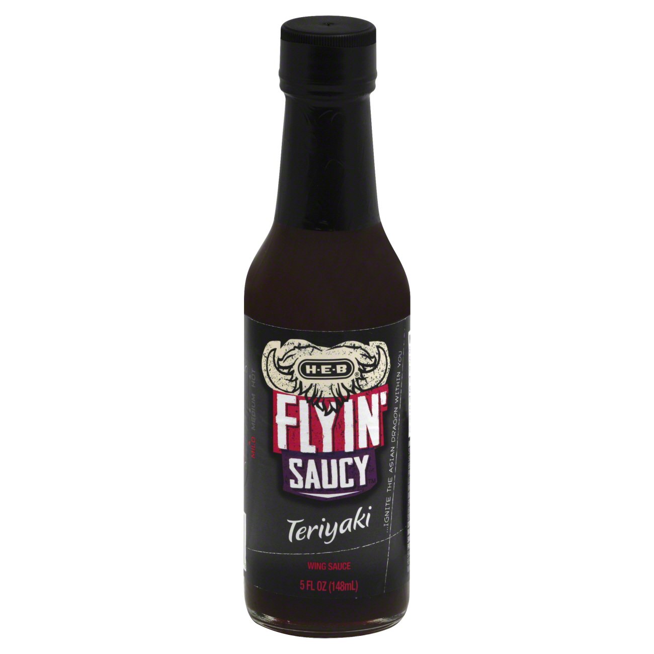 H-E-B Flyin' Saucy Teriyaki Mild Wing Sauce - Shop Specialty Sauces At ...