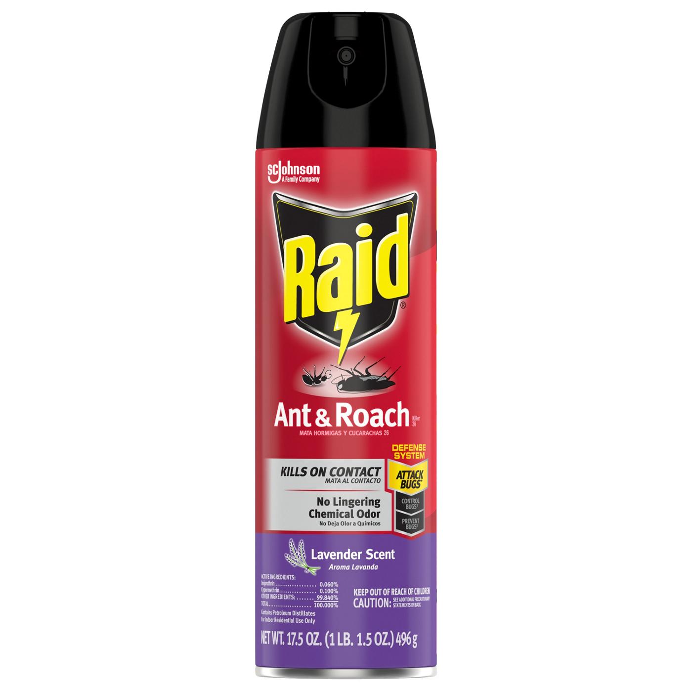 Raid Ant & Roach Killer 26 - Lavender; image 1 of 2