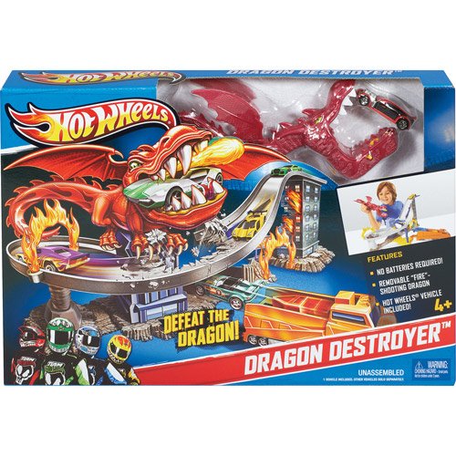 Hot Wheels Dragon Destroyer Set