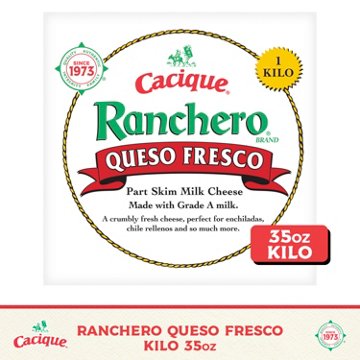 Cacique Ranchero Queso Fresco Cheese, 2.2 lb