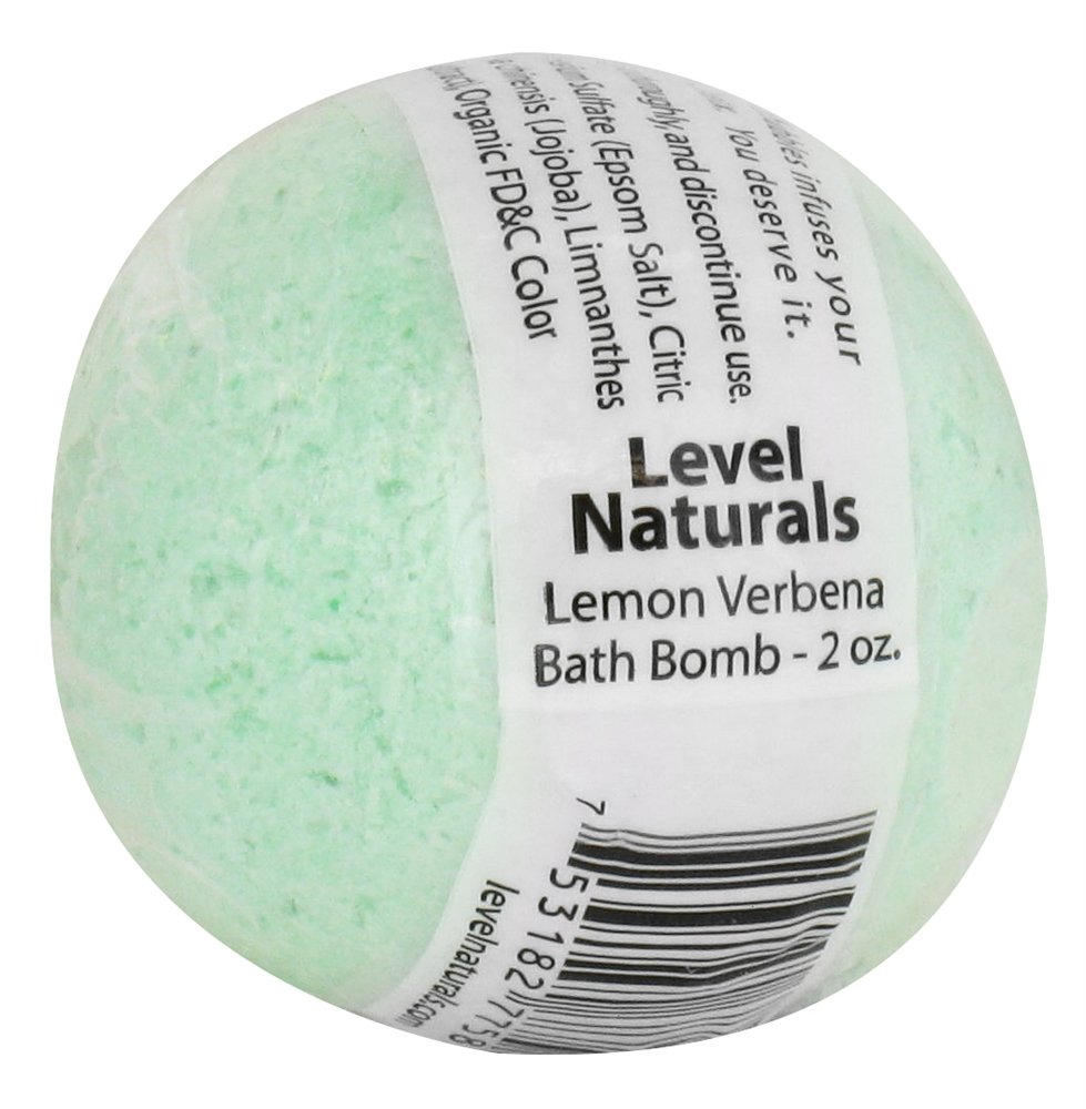 Level Naturals Lemon Verbena Bath Bomb Shop Bubble Bath & Salts at HEB