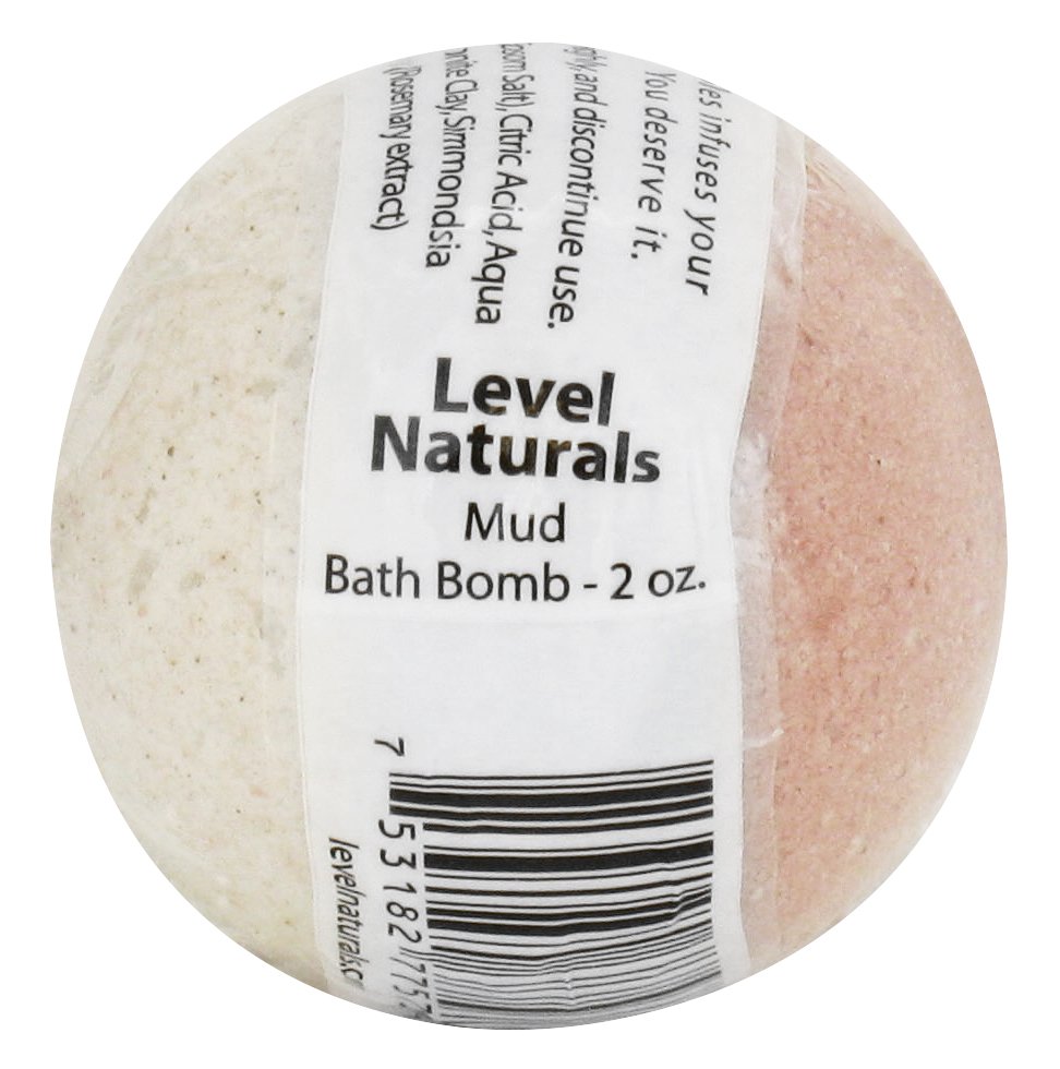 Level Naturals Mud Bath Bomb Shop Bubble Bath & Salts at HEB