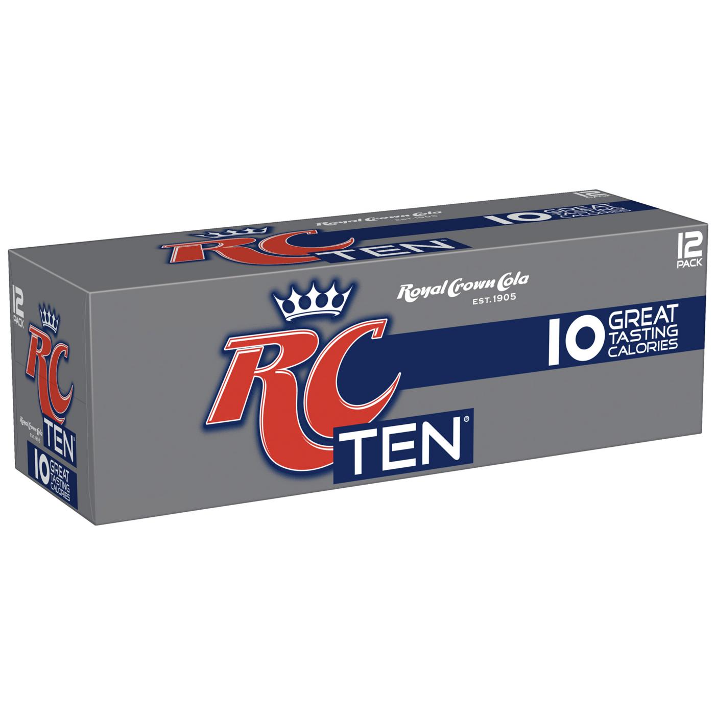RC Cola TEN, 12 PK Cans; image 1 of 2