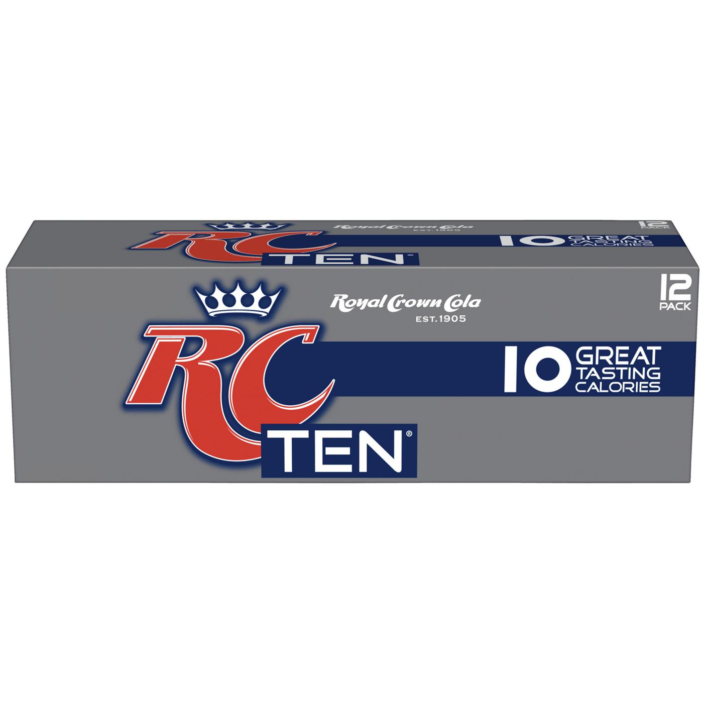 RC Cola TEN, 12 PK Cans; image 2 of 2