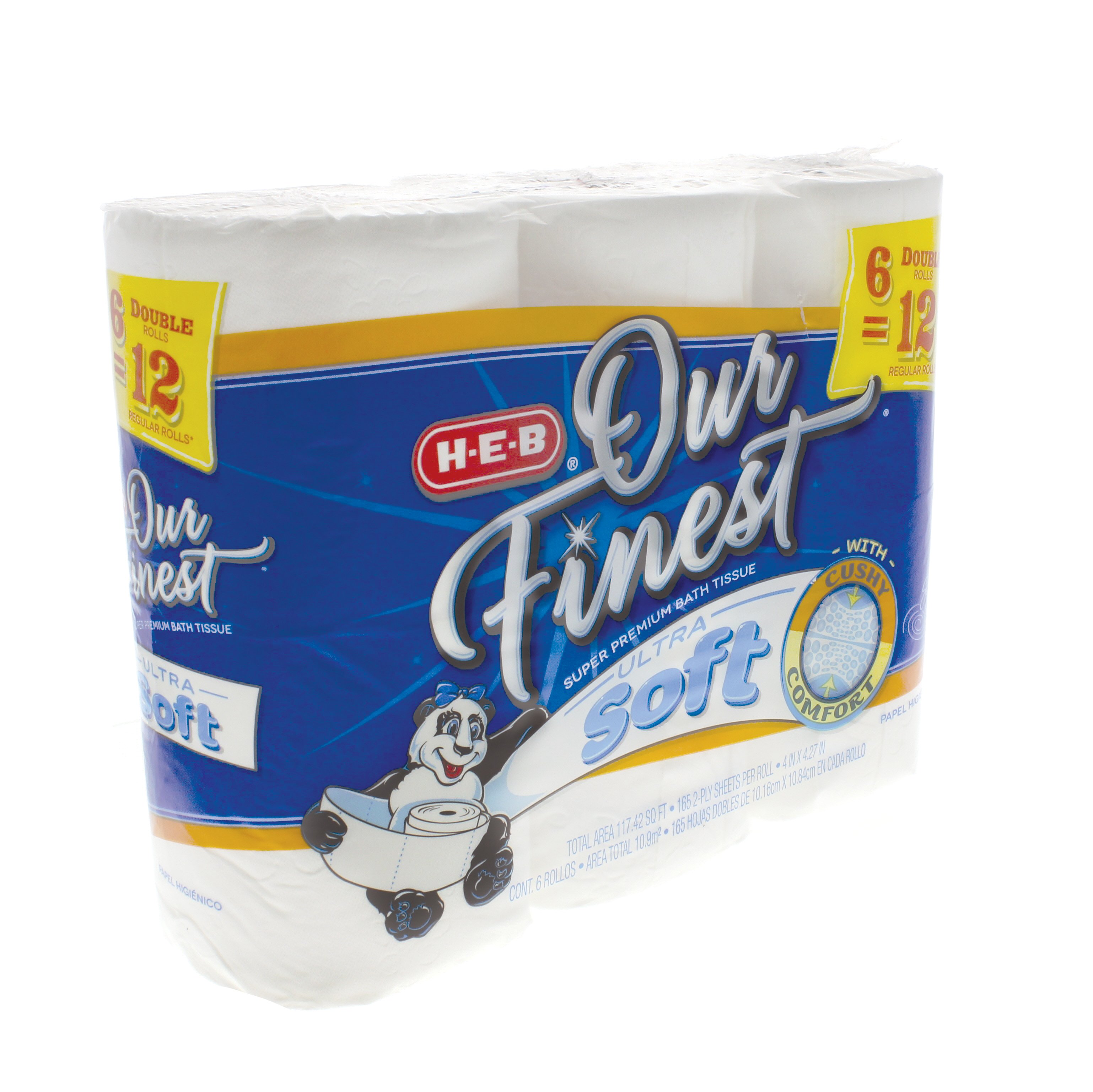 HEB Our Finest Ultra Soft Double Roll Toilet Paper Shop Toilet