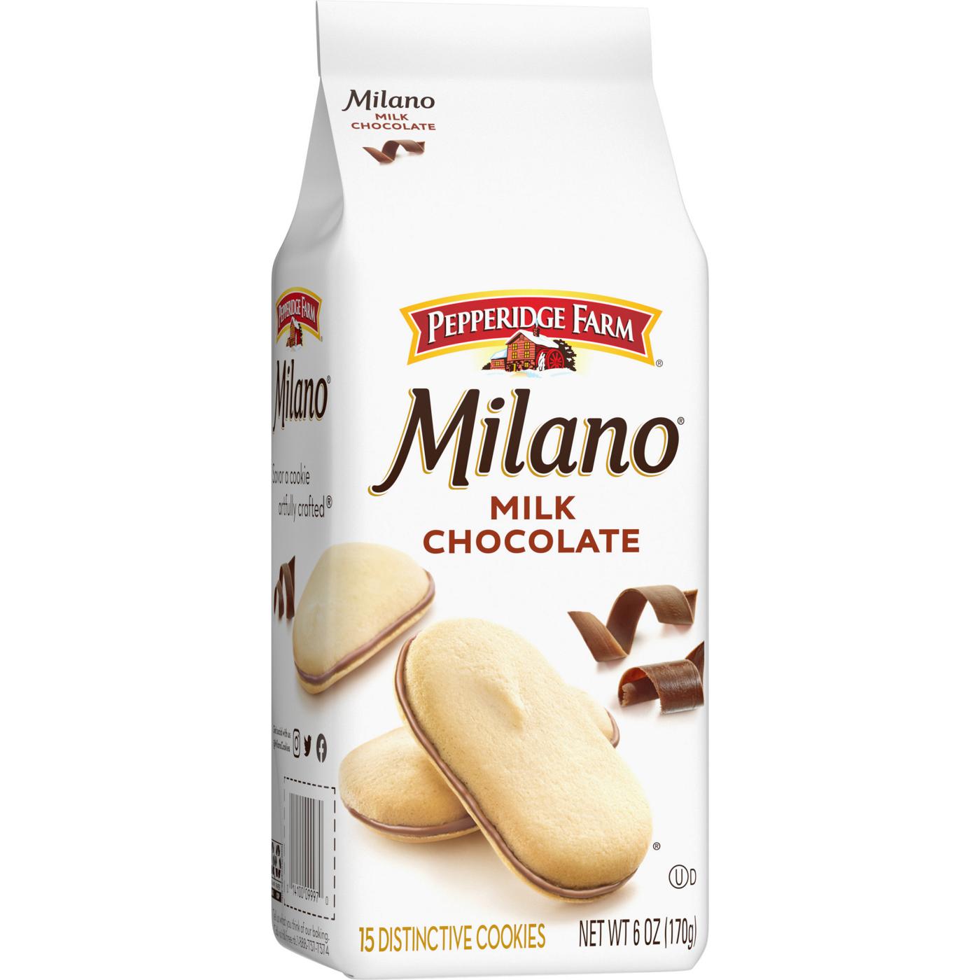 Pepperidge Farm Milano Milk Chocolate Cookies; image 4 of 9