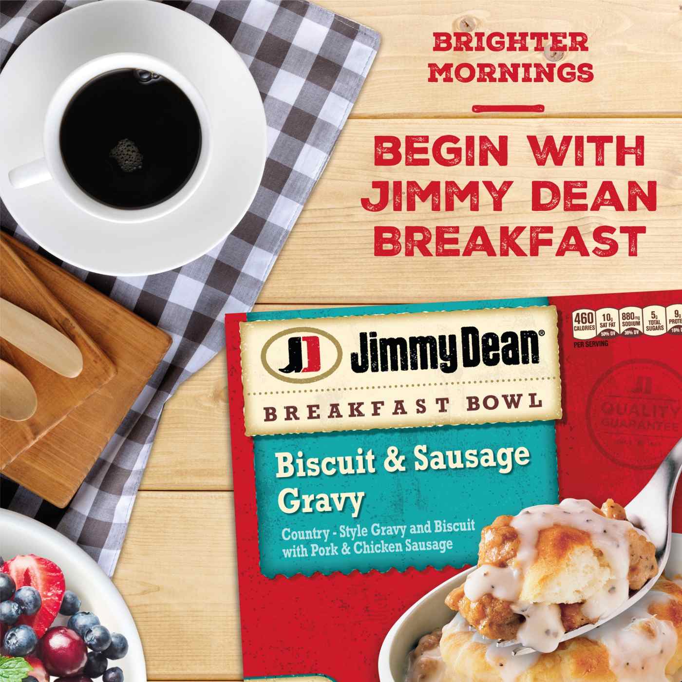 Jimmy Dean Biscuit & Sausage Gravy Breakfast Bowl; image 3 of 4