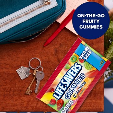 Life Savers 5 Flavors Gummy Candy - Share Size, 4.2 oz