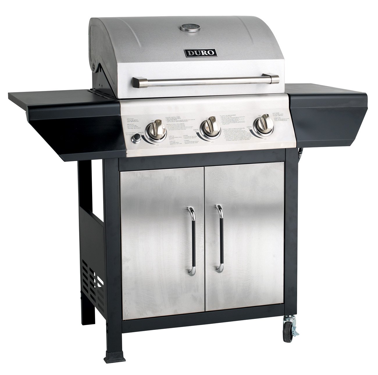 Duro 3 Burner Gas Grill Shop Grills & Smokers at HEB