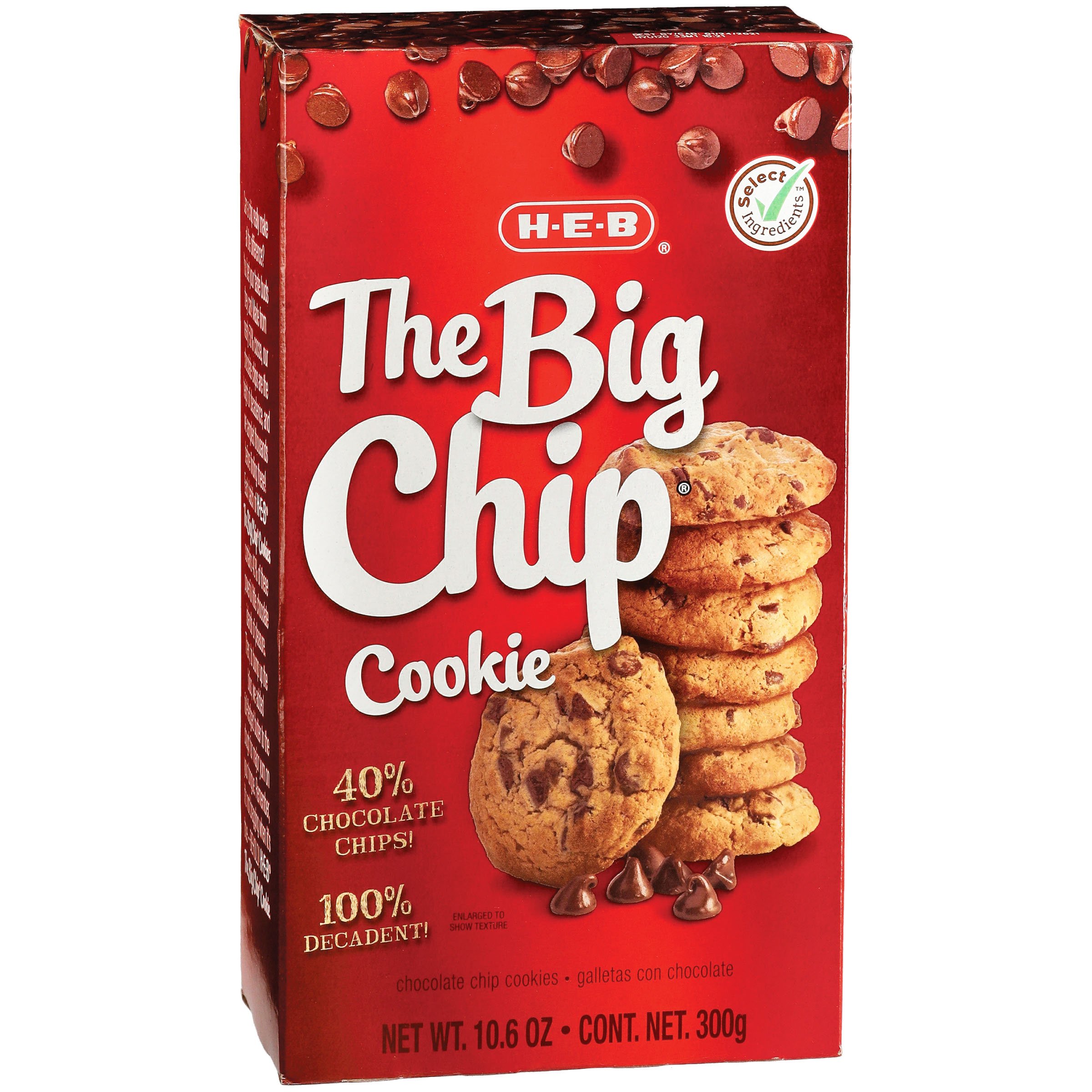 H-E-B The Big Chip Chocolate Chip Cookies - Shop Cookies at H-E-B