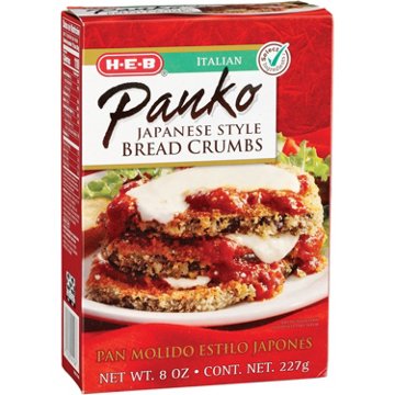 H-E-B Italian Panko  Bread Crumbs, 8 oz