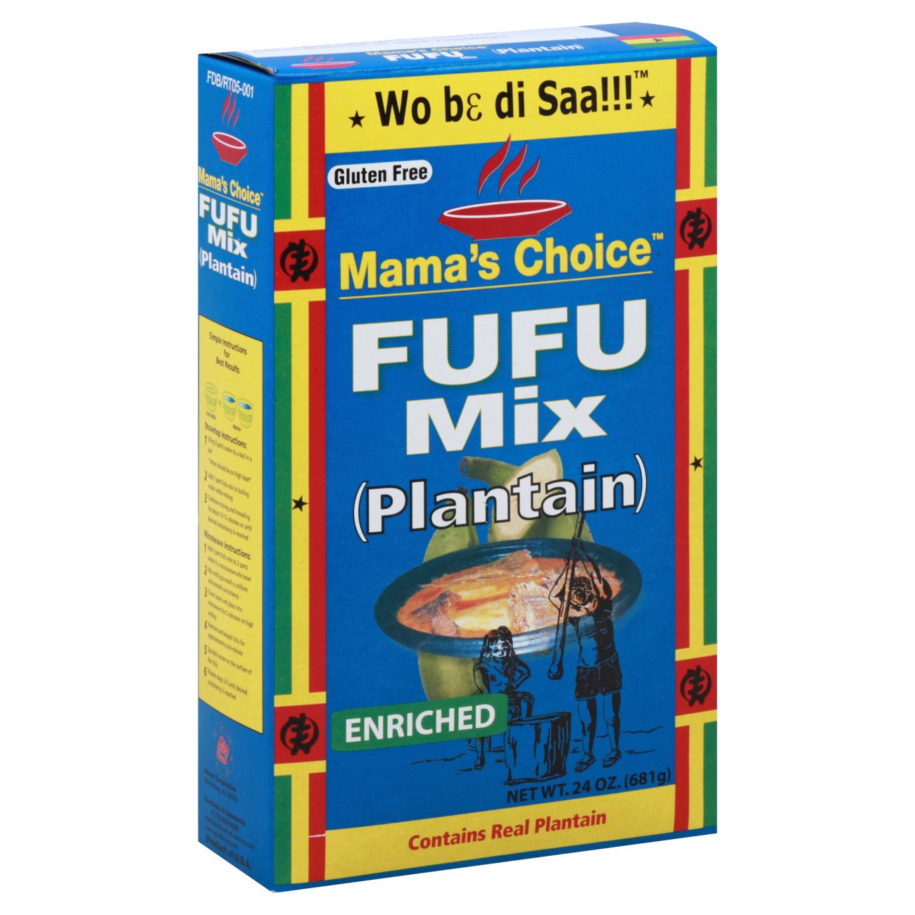 Mama's Choice Plantain Fufu Mix Shop Flour at HEB