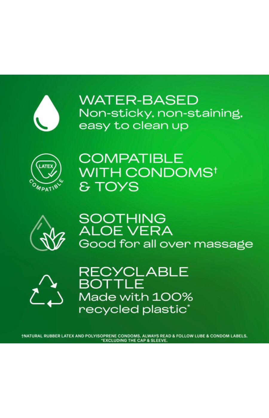 Durex Massage Lube & Gel Aloe Vera Personal Lubricant; image 2 of 3