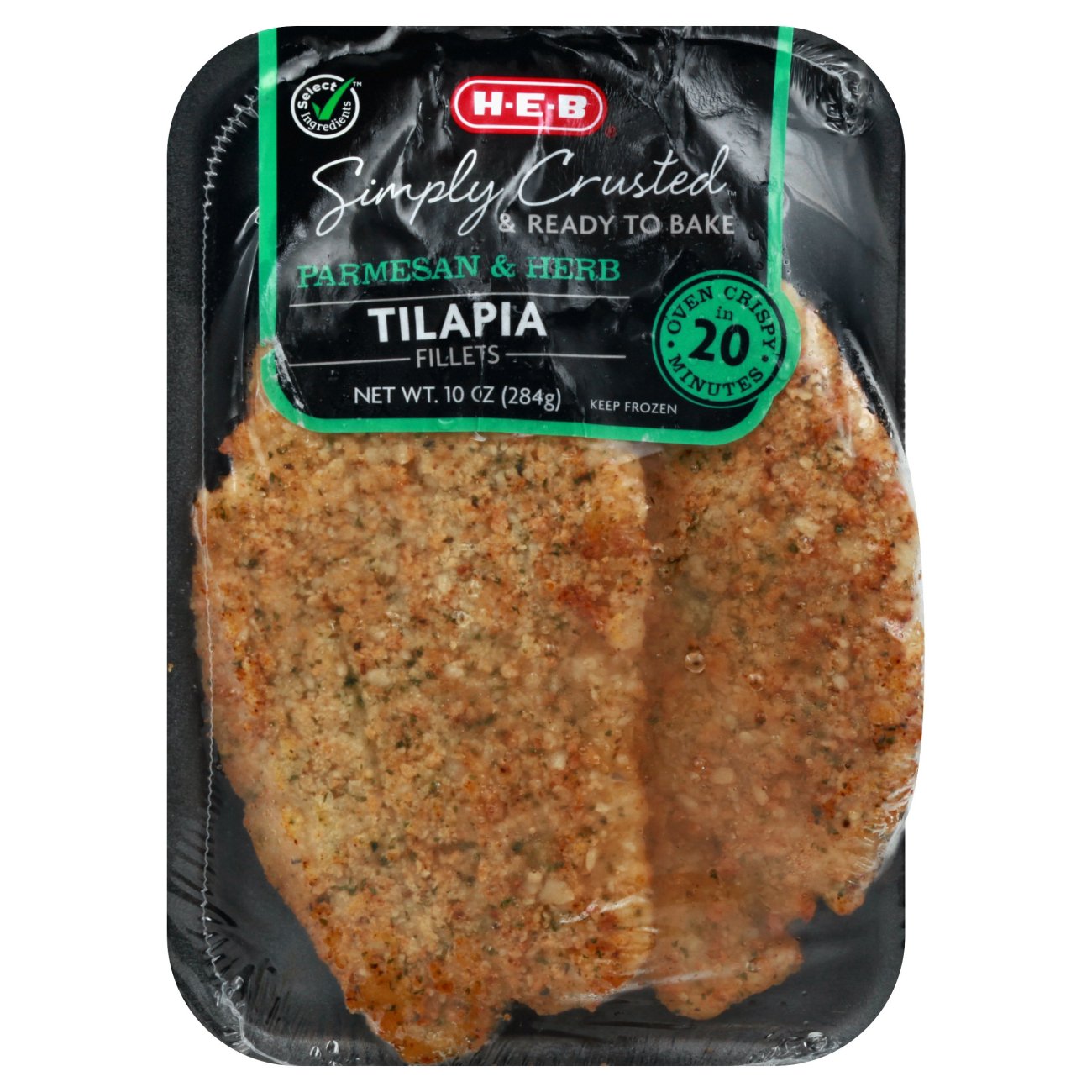 HEB Select Ingredients Parmesan Encrusted Tilapia Fillets Shop Fish at HEB
