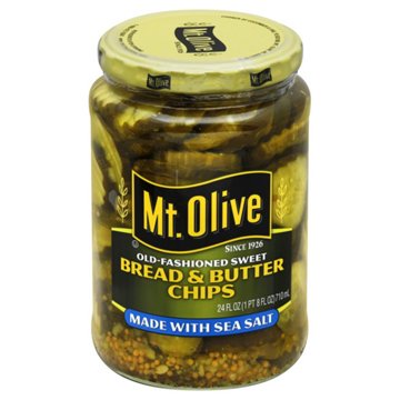 Mt. Olive Old-fashioned Sweet Bread and Butter Chips, 24 oz