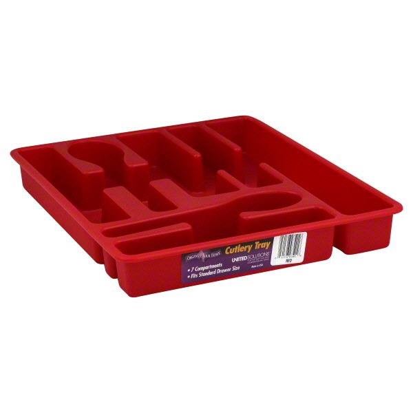 United Solutions Red Cutlery Tray Shop Kitchen & Dining at HEB