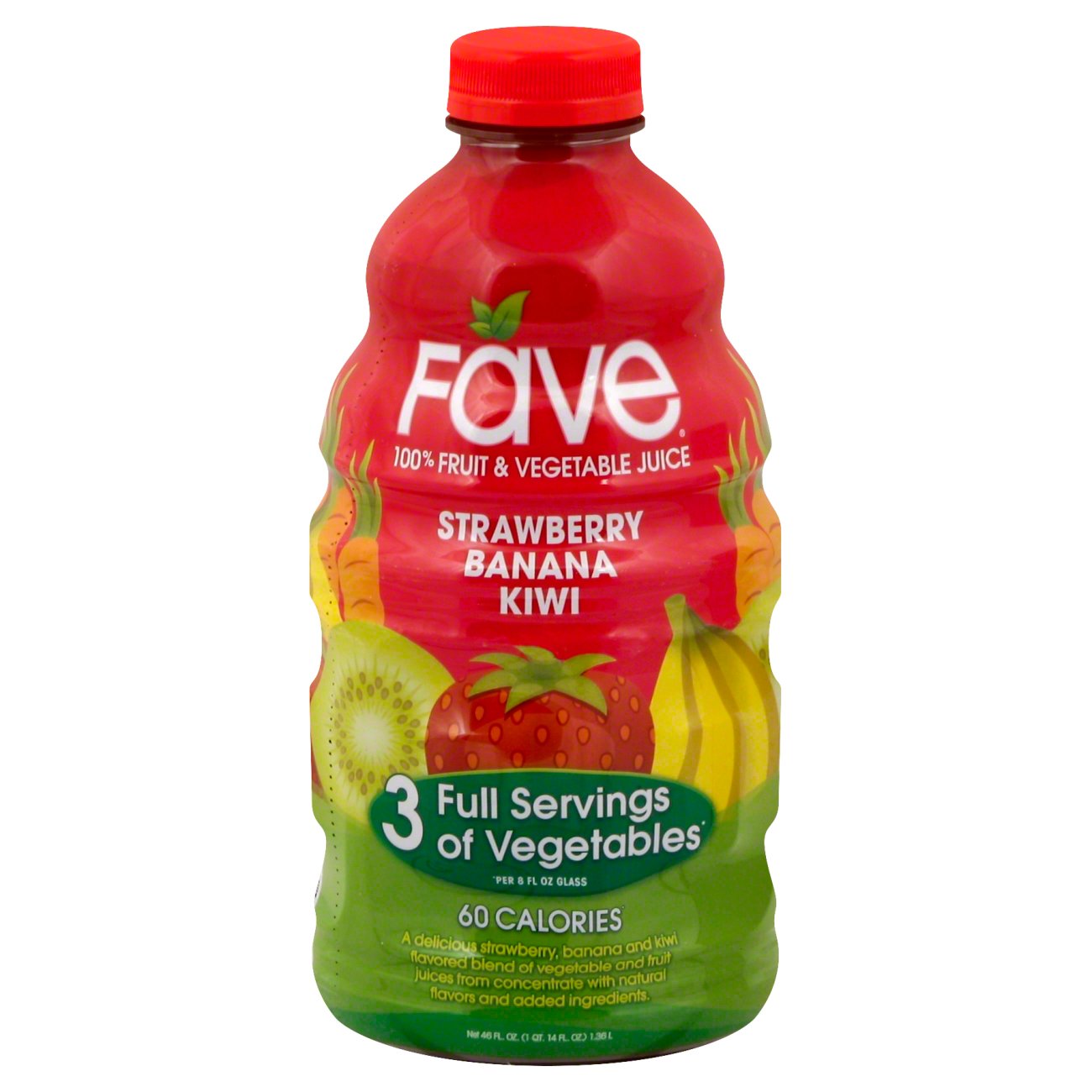 Fave Strawberry Banana Kiwi Fruit & Vegetable Juice Shop Juice at HEB