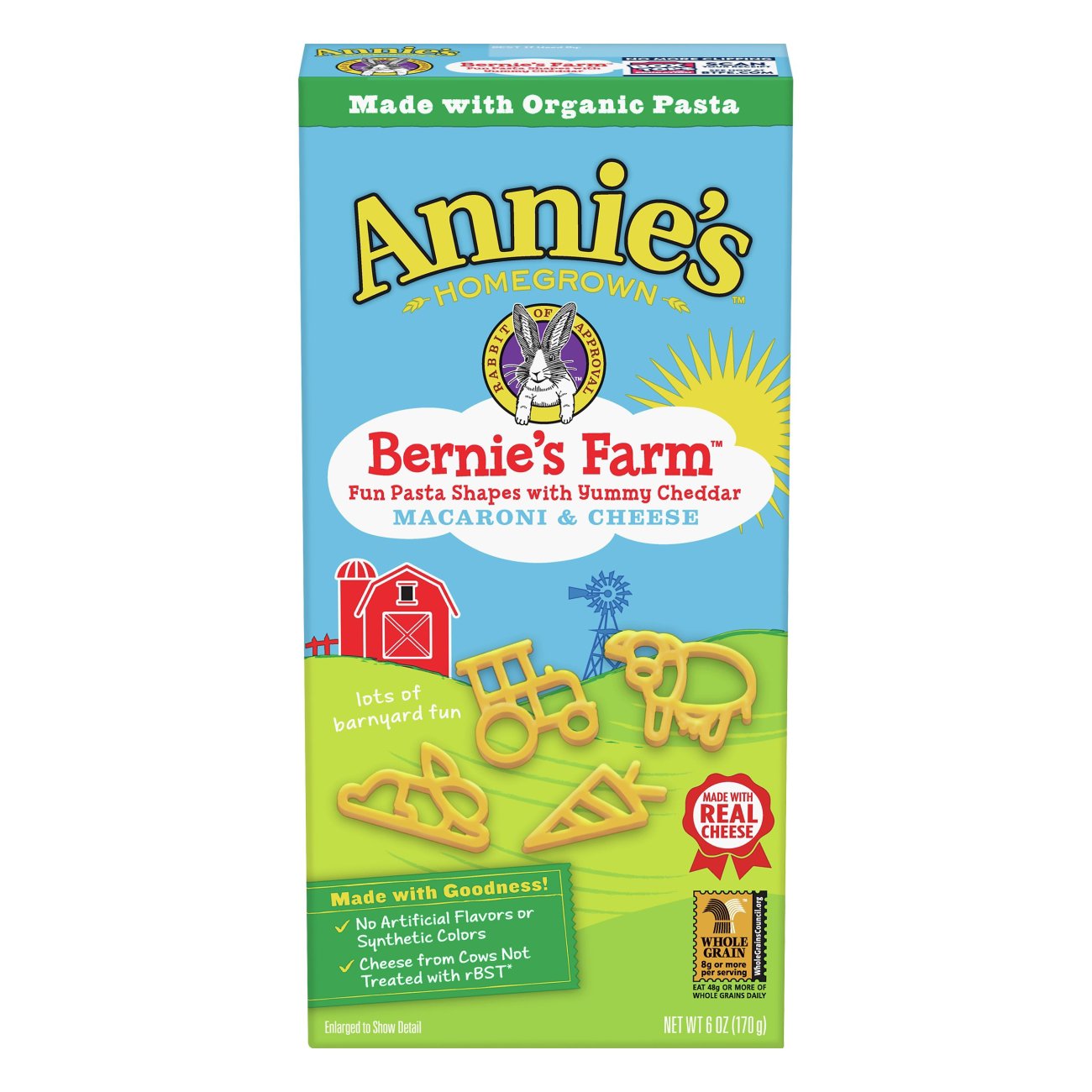 Annie's Organic Bernie's Farm Macaroni and Cheese