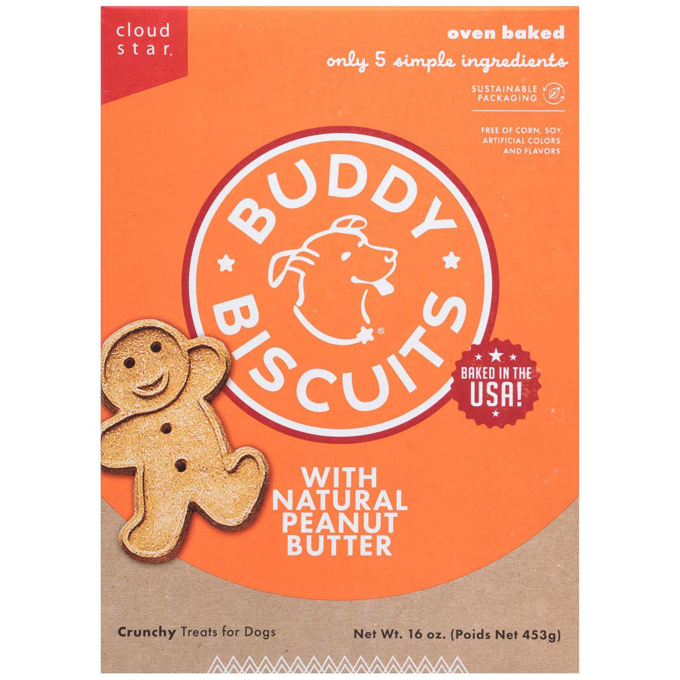 Buddy Biscuits Peanut Butter Dog Treats; image 1 of 4