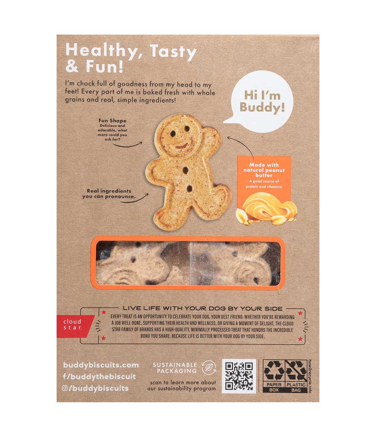 Buddy Biscuits Peanut Butter Dog Treats; image 3 of 4