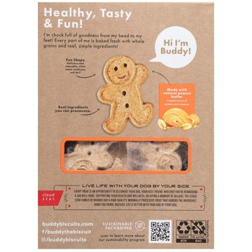 Buddy Biscuits Peanut Butter Dog Treats, 16 oz