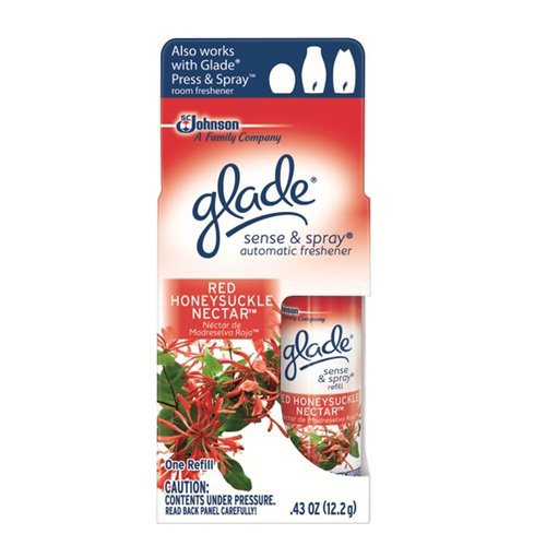 Glade Sense & Spray Red Honeysuckle Nectar Automatic Freshener Refill