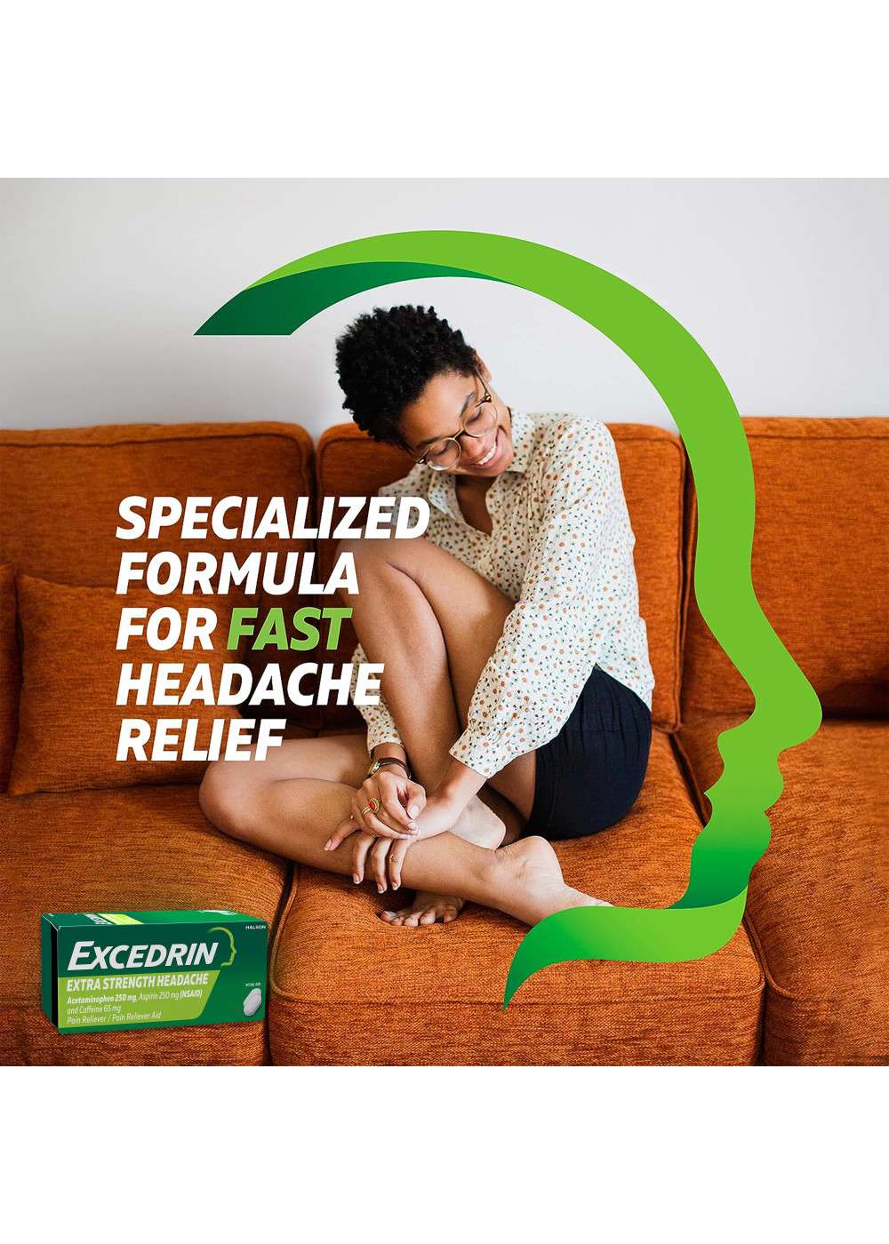 Excedrin Extra Strength Pain Reliever Caplets; image 6 of 9