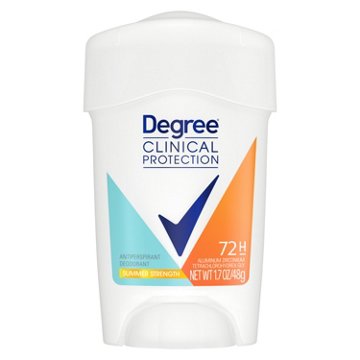 Degree 72 Hr Clinical Protection Antiperspirant Deodorant - Summer Strength, 1.7 oz
