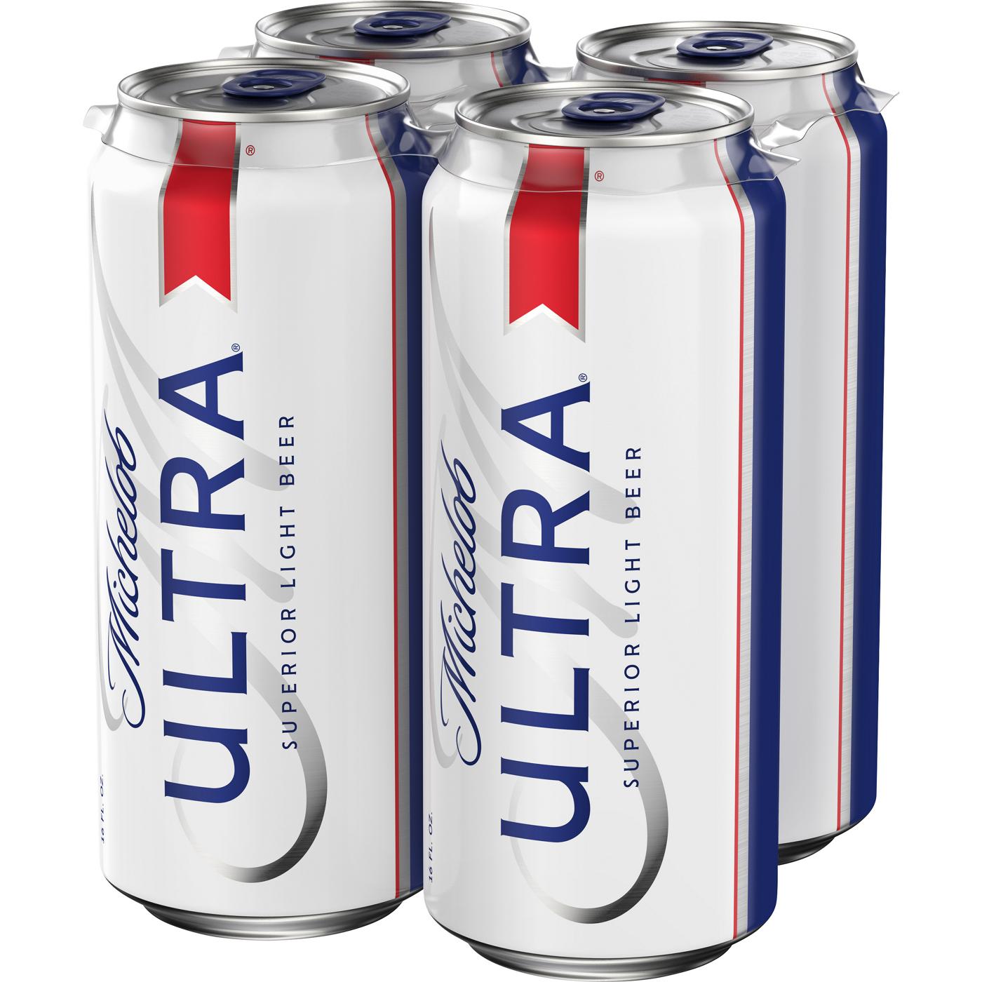 Michelob Ultra Beer 4 pk Cans; image 2 of 4