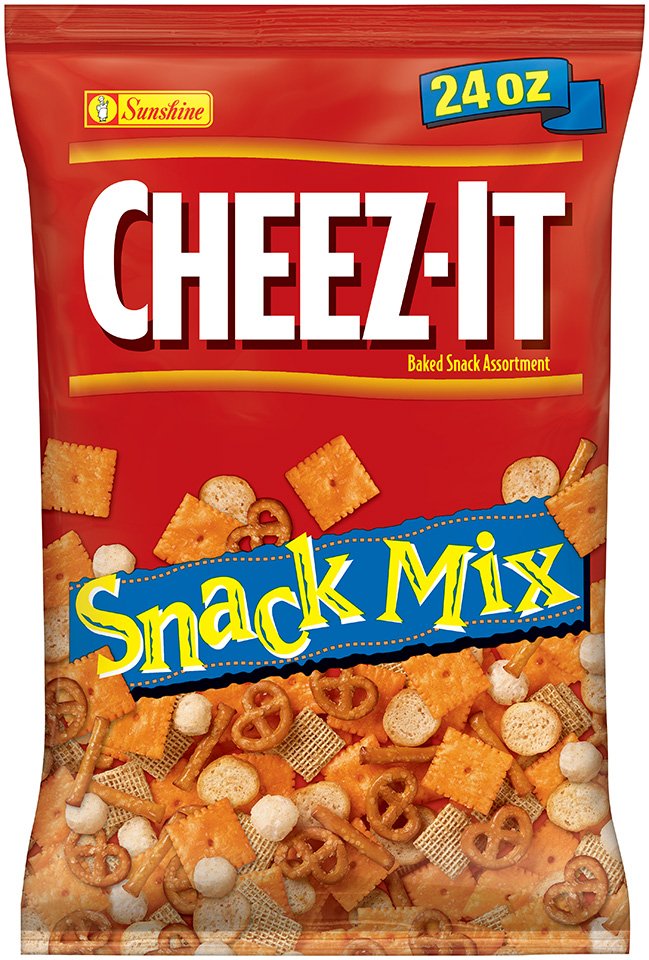 Cheez It Snack Mix Bread Slices