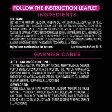 Garnier Olia Oil Powered Ammonia Free Permanent Hair Color 6.3 Light Golden Brown