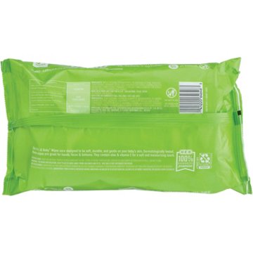 H-E-B Baby Wipes - Green Tea & Cucumber, 64 ct